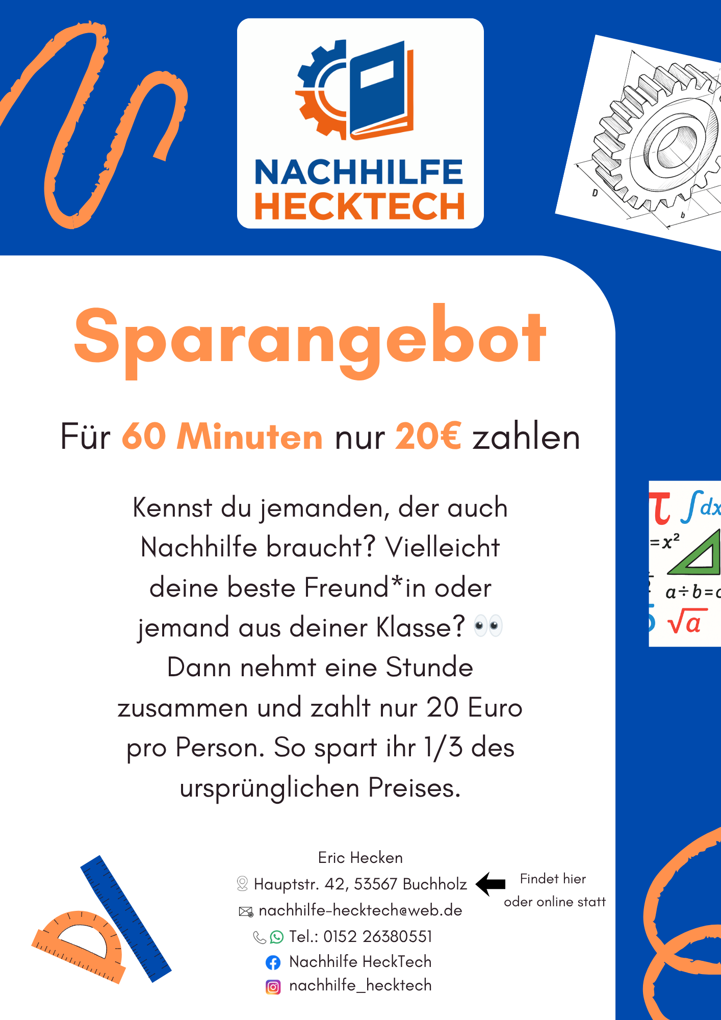 Kommt zu zweit und spart Geld